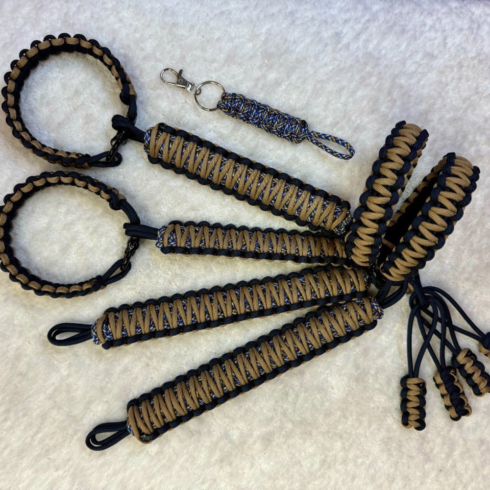 New Handmade 550 Paracord Grab Handles for use in a Jeep 4x4 SxS Golf Cart